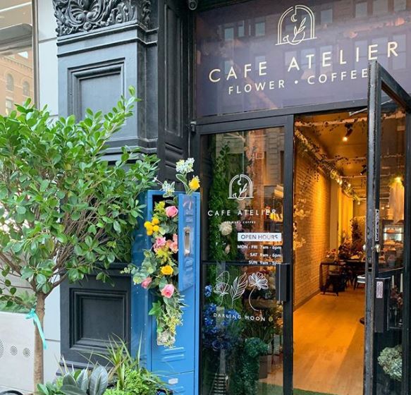 Cafe Atelier florist coffee shop